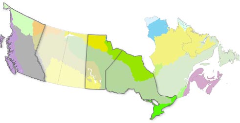 Map of Canada