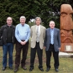 From left to right: Olivier Receveur, Donald Sharp, Laurie Chan and Harold Schwartz